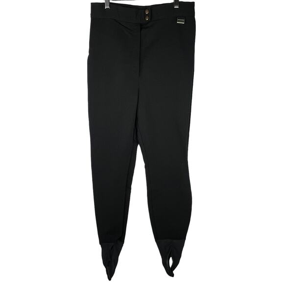 Vintage Stagsport By White Stag Schoeller Black Stirrup Ski Pants Small/medium - Picture 2 of 11